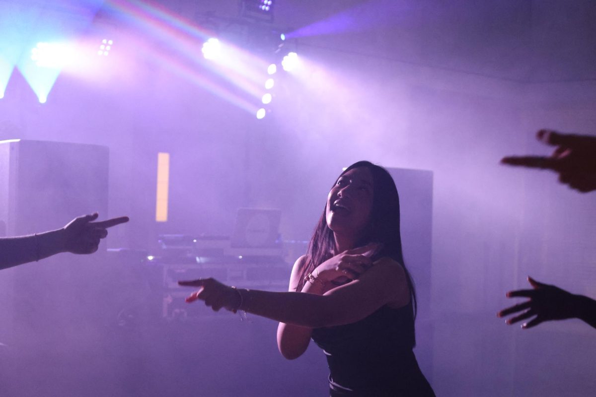 Freshman Lanah Khan dances at the Homecoming dance on Sept. 14. 