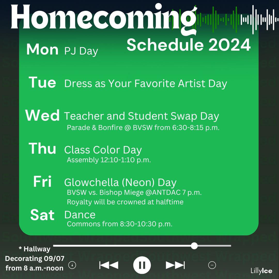 Homecoming Schedule 2024